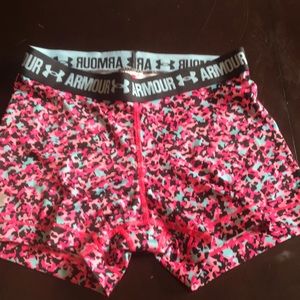 Under armour spandex shorts